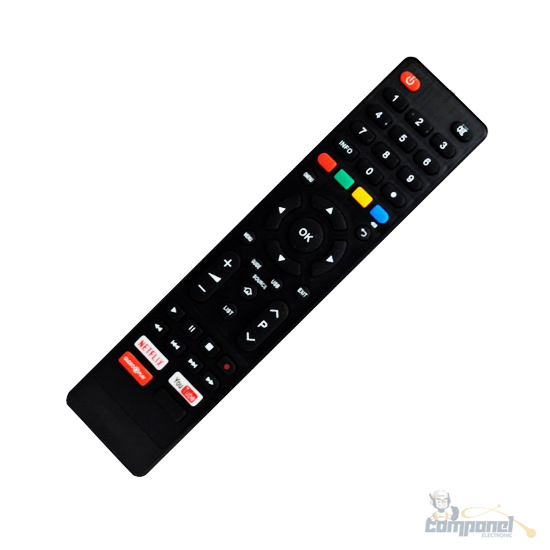 Controle Remoto Smart Tv Philco Com Tecla Netflix Globo Play RBR-9028